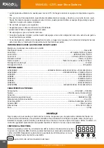 Предварительный просмотр 20 страницы Ibiza LZR150G Manual