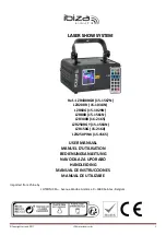 Ibiza LZR430RGB User Manual предпросмотр