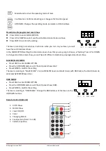 Preview for 4 page of Ibiza LZR430RGB User Manual