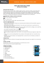 Preview for 2 page of Ibiza MAGIC-COLOR-STICK-1.0BK Manual