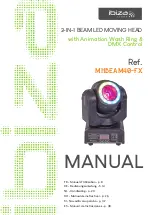 Ibiza MHBEAM40-FX Manual preview