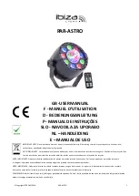 Ibiza PAR-ASTRO User Manual предпросмотр