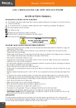 Preview for 2 page of Ibiza PAR-MINI-STR Manual