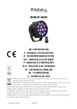 Ibiza PARBAT-RGB3 User Manual предпросмотр