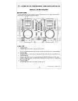 Предварительный просмотр 20 страницы Ibiza SCRATCH 200 User Manual