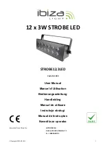 Ibiza STROBE12.3LED User Manual preview