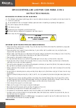 Preview for 2 page of Ibiza TBOX-QUAD4 Manual