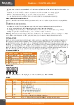 Предварительный просмотр 12 страницы Ibiza THINPAR-LED-RING Manual