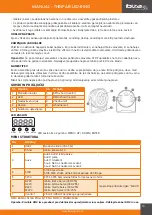 Предварительный просмотр 15 страницы Ibiza THINPAR-LED-RING Manual