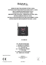 Ibiza WD300DMX Instruction Manual preview