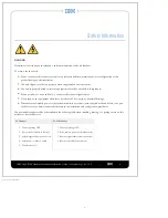 Preview for 4 page of IBM 00AE861 Hardware Installation Manual