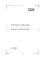 Preview for 1 page of IBM 10/100 EtherJet CardBus Adapter Installation And Planning Manual