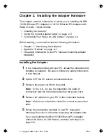 Preview for 21 page of IBM 10/100 EtherJet Installation And User Manual