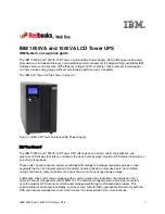 IBM 1000VA Manual preview