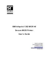 Preview for 1 page of IBM 1352 - InfoPrint B/W Laser Printer User Manual