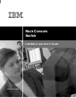 Preview for 1 page of IBM 17353LX - 1x8 Console Switch Installation And User Manual