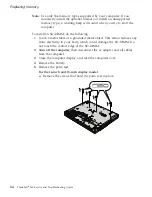 Предварительный просмотр 42 страницы IBM 200757U - ThinkPad T60 2007 Service And Troubleshooting Manual