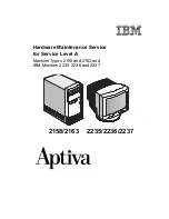 IBM 2158240 - Aptiva E - 2158 Maintenance And Service Manual preview