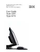 IBM 2283 User Manual preview