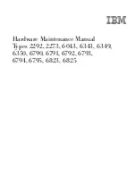 Preview for 3 page of IBM 2292 Hardware Maintenance Manual