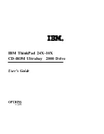 Preview for 1 page of IBM 24X-10X User Manual