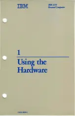 IBM 3270 Hardware User'S Manual preview