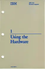 Preview for 1 page of IBM 3270 Hardware User'S Manual