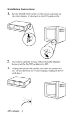 Предварительный просмотр 6 страницы IBM 3270 Option Instructions