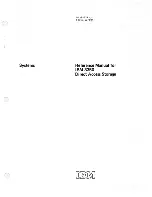 IBM 3350-A2 Reference Manual preview