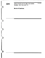 Preview for 2 page of IBM 3745 Series Service Functions