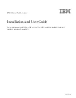 IBM 40002AC5 Installation And User Manual preview