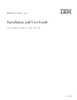 Предварительный просмотр 1 страницы IBM 4002-C4A Installation And User Manual