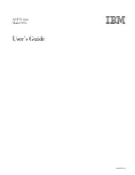 IBM 4247 Model 003 User Manual preview
