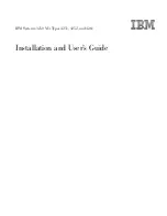 Предварительный просмотр 3 страницы IBM 425162U Installation And User Manual