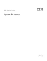 Preview for 1 page of IBM 4820 System Reference Manual