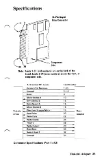 Предварительный просмотр 27 страницы IBM 5-1/4" Diskette Drive Adapter Hardware Reference Manual