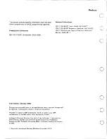 Preview for 2 page of IBM 5110 Basic Reference Manual