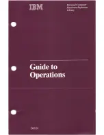 IBM 5155 Manual To Operations preview