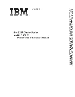 Preview for 2 page of IBM 5251 Series Maintenance Information Manual