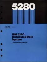 IBM 5280 User'S Setup Procedures preview