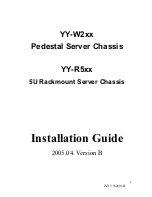 Preview for 1 page of IBM 5U Rackmount Server Chassis YY-R5xx Installation Manual