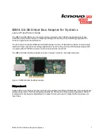 IBM 6 Gb SAS Host Bus Adapter Product Manual предпросмотр