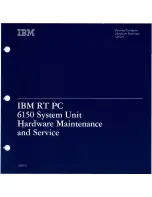 IBM 6150 Hardware Maintenance Manual preview