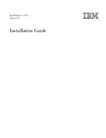 Предварительный просмотр 3 страницы IBM 62174DU - IntelliStation A - Pro 6217 Installation Manual