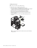 Предварительный просмотр 38 страницы IBM 62174DU - IntelliStation A - Pro 6217 Installation Manual