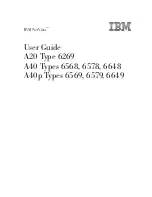 Предварительный просмотр 1 страницы IBM 6269 - NetVista A20 - 64 MB RAM User Manual