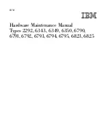 Preview for 3 page of IBM 6343 Hardware Maintenance Manual