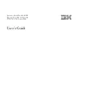 Preview for 1 page of IBM 6380 User Manual