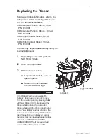 Предварительный просмотр 62 страницы IBM 6400 - Model 008 B/W Line-matrix Printer Operator'S Manual