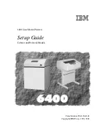 IBM 6400 Series Setup Manual предпросмотр